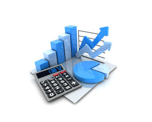 Imagem de uma calculadora com gráficos