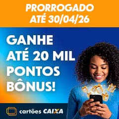 Ganhe até 20 mil pontos bônus