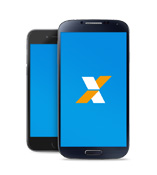 Imagem de um celular com aplicativo