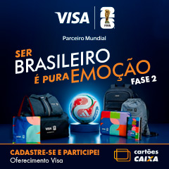 Visa. Parceiro mundial da Copa do Mundo.