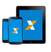 Imagem dos aplicativos Caixa em plataformas móveis