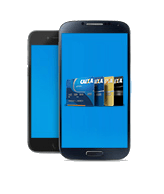 Imagem aplicativo dos cartões da Caixa em um celular