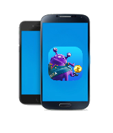 Imagem Poupançudos em um celular