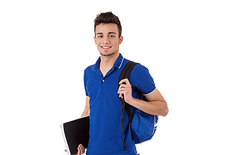 Imagem de um estudante