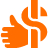 Imagem de uma mão em volta de um simbolo de cifrão