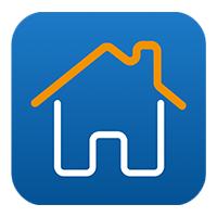 Imagem do ícone do aplicativo com o desenho de uma casa