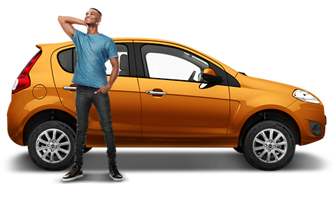 Imagem ilustrativa de um carro e uma pessoa