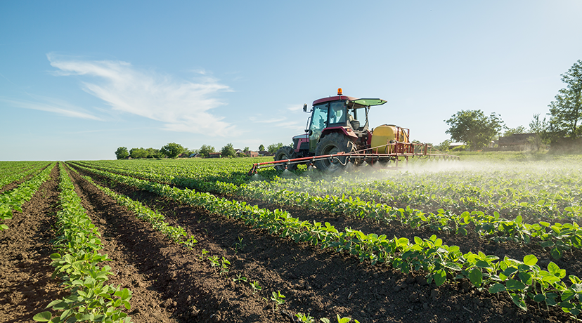 Imagem Imagem de um trator agricola