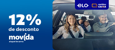 12% de desconto. Movida.