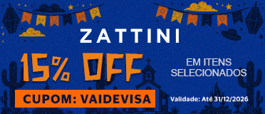 Zattini 15 porcento off Cupom VAIDEVISA