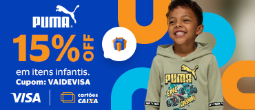 15% de desconto em itens infantis. Cupom: VAIDEVISA.