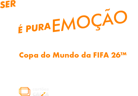 Ser Brasileiro é pura emoção. Concorra a experiências na Copa do Mundo da Fifa 2026. Oferecimento Visa.