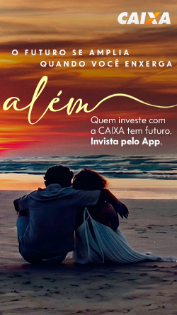 O futuro se amplia quando você enxerga além. Invista pelo App CAIXA.