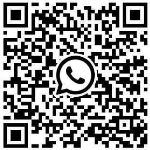 QR Code para iniciar conversa no WhatsApp da CAIXA sobre contratação