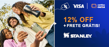 12% off + frete grátis. Stanley.